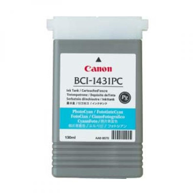 Originálny atrament Canon BCI-1431PC (8973A001), photo azúrový, 130 ml