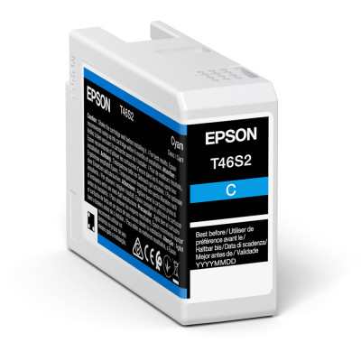 Originálny atrament Epson T46S2 (C13T46S200), azúrový, 25 ml
