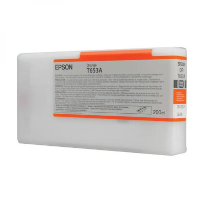 Originálny atrament Epson T653A (C13T653A00), oranžový, 200 ml