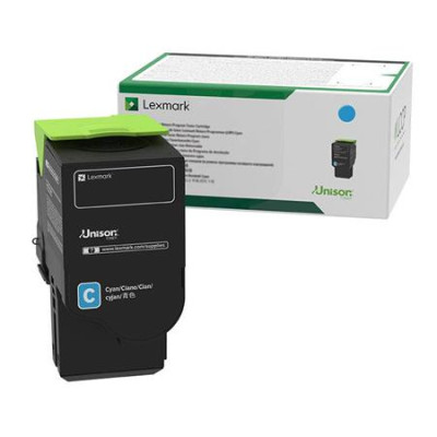 Originálny toner Lexmark 78C2XC0 (78C2XCE, 78C0X20), azúrový, 5000 strán