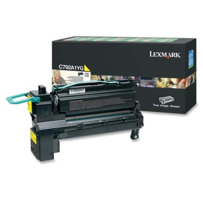 Originálny toner Lexmark C792A1YG, žltý, 6000 strán