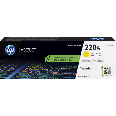 Originálny toner HP W2202A (220A), žltý, 1800 strán