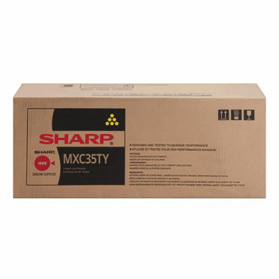 Originálny toner Sharp MX-C35TY, žltý, 6000 strán