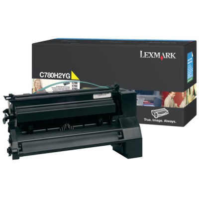 Originálny toner Lexmark C780H2YG, žltý, 10000 strán