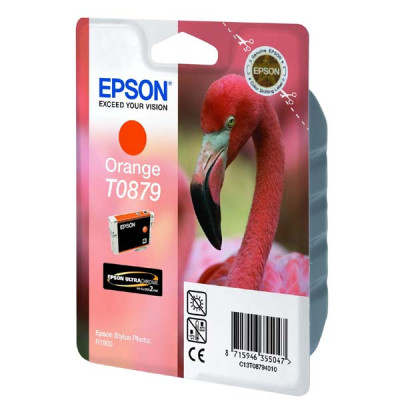 Originálny atrament Epson T0879 (C13T08794010), oranžový, 11,4 ml