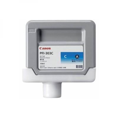 Originálny atrament Canon PFI-303C (2959B001), azúrový, 330 ml