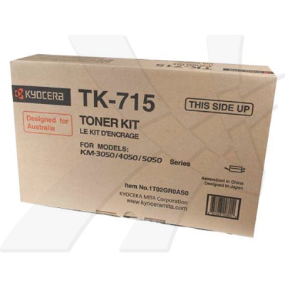 Originálny toner Kyocera TK-715K (1T02GR0EU0), čierny, 34000 strán