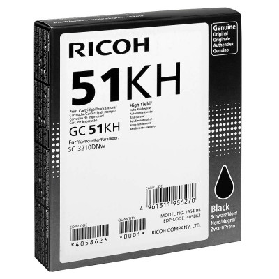 Originálny atrament Ricoh 405862 (GC 51KH), čierny, 2900 strán