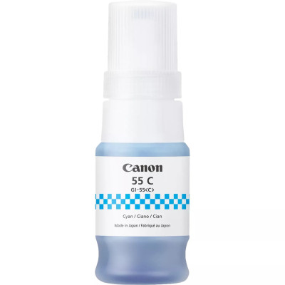 Originálny atrament Canon GI-55C (6289C001), azúrový, 3000 strán (40 ml)