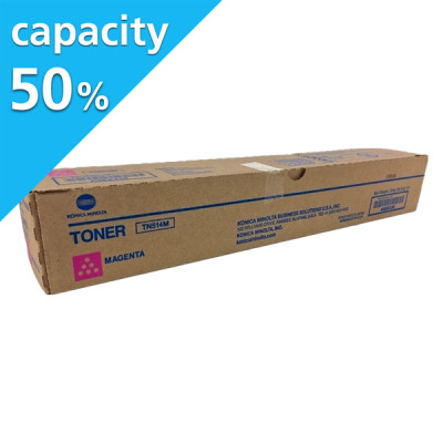 Originálny toner Konica Minolta TN-514M (A9E835H), purpurový, 13000 strán, 1/2 kapacita