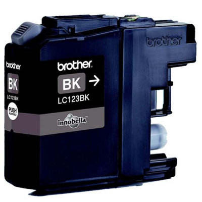 Originálny atrament Brother LC-123Bk, čierny, 600 strán