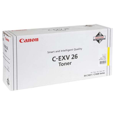 Originálny toner Canon C-EXV26Y (1657B006), žltý, 6000 strán