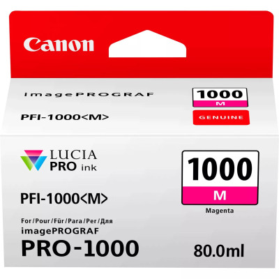 Originálny atrament Canon PFI-1000M (0548C001), purpurový, 5885 strán (80 ml)