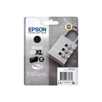 Originálny atrament Epson T3591 (C13T35914010, 35XL), čierny, 2600 strán (41,2 ml), XL