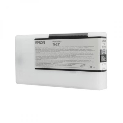 Originálny atrament Epson T6531 (C13T653100), photo čierny, 200 ml