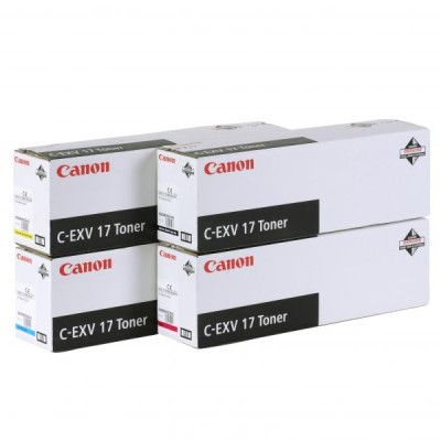 Originálny toner Canon C-EXV17Y (0259B002), žltý, 36000 strán