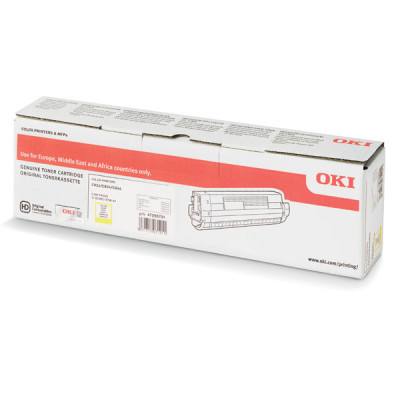 Originálny toner Oki C824 (47095701), žltý, 5000 strán