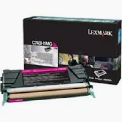 Lexmark C748H2MG (C748H3MG), originálny toner, purpurový