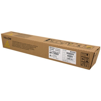 Originálny toner Ricoh 841818, žltý, 18000 strán