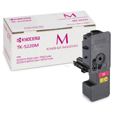 Originálny toner Kyocera TK-5220M (1T02R9BNL1), purpurový, 1200 strán