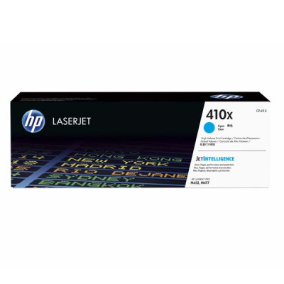Originálny toner HP CF411X (410X), azúrový, 5000 strán