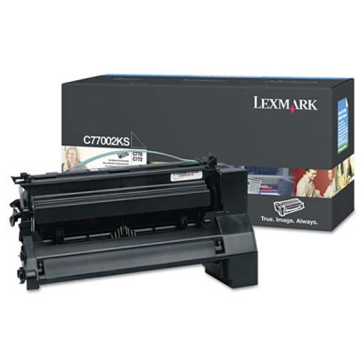 Originálny toner Lexmark C7702KS, čierny, 6000 strán