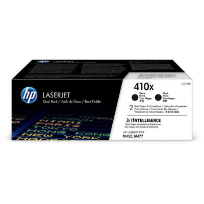 Originálny toner HP CF410XD (410X), čierny, 2 × 6500 strán, 2-pack