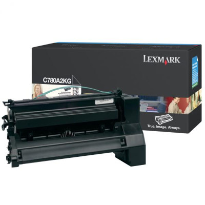 Originálny toner Lexmark C780A2BG, čierny, 6000 strán