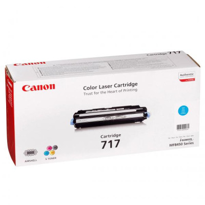 Originálny toner Canon CRG-717C (2577B002), azúrový, 4000 strán