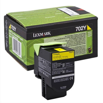Originálny toner Lexmark 70C20Y0 (70C20YE), žltý, 1000 strán