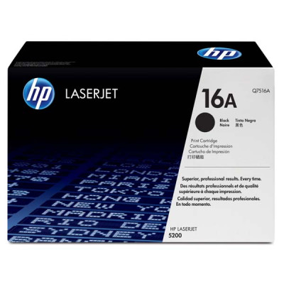 Originálny toner HP Q7516A (16A), čierny, 12000 strán