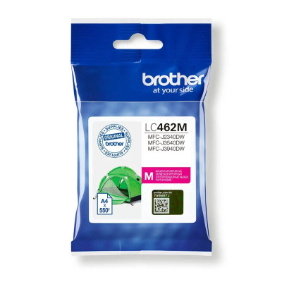 Originálny atrament Brother LC-462M, purpurový, 550 strán