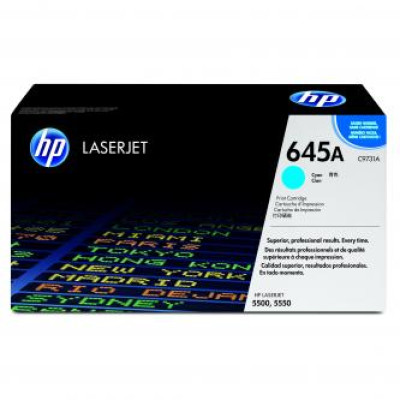 Originálny toner HP C9731A (645A), azúrový, 12000 strán