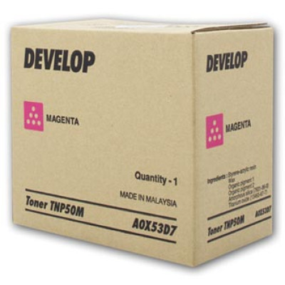 Originálny toner Develop TNP-50M (A0X53D7), purpurový, 5000 strán