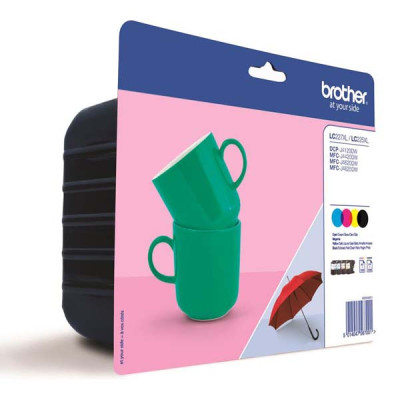 Originálny atrament Brother LC-227XLVALBP, CMYK, 4 × 1200 strán, 4-pack