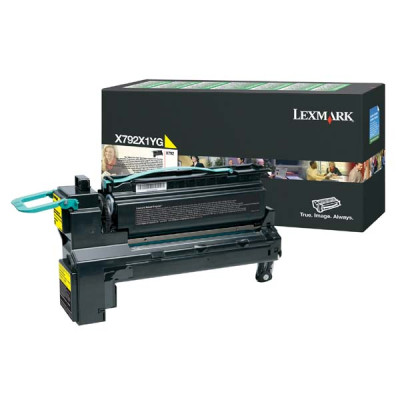 Originálny toner Lexmark X792X1YG, žltý, 20000 strán