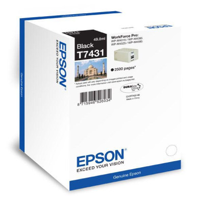 Originálny atrament Epson T8661XL (C13T866140), čierny, 2500 strán (55,8 ml)