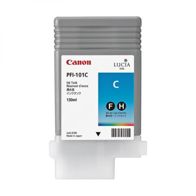 Originálny atrament Canon PFI-101C (0884B001), azúrový, 130 ml