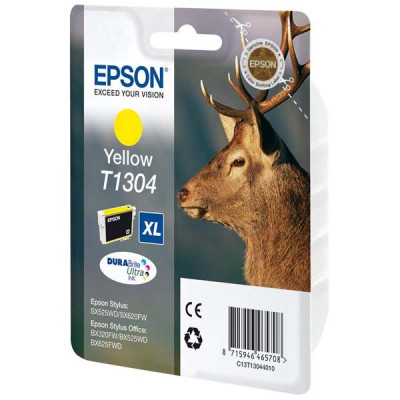Originálny atrament Epson T1304 (C13T13044010), žltý, 10,1 ml