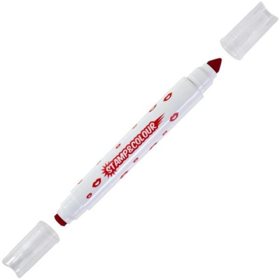 Oboustranné fixy Cricco s razítkem - sada 10 barev