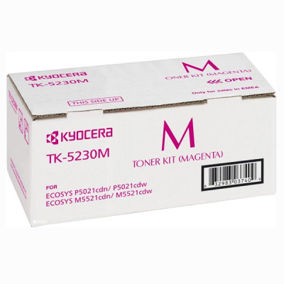 Originálny toner Kyocera TK-5230M (1T02R9BNL0), purpurový, 2200 strán