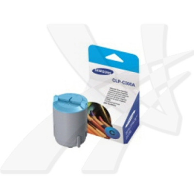 Originálny toner Samsung CLP-C300A, azúrový, 1000 strán