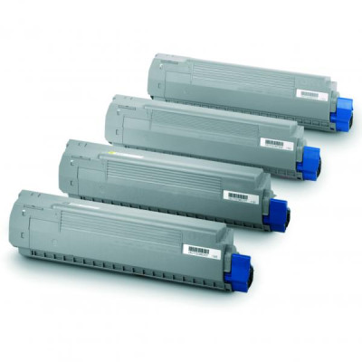 Originálny toner Oki C810 (44059107), azúrový, 8000 strán