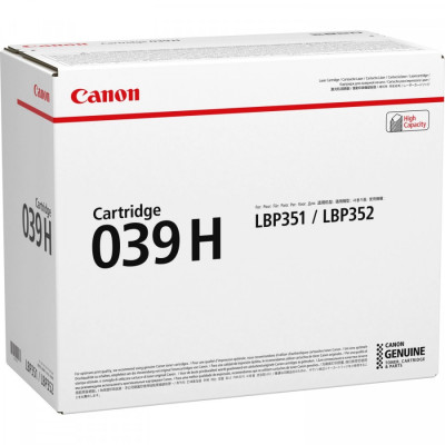Originálny toner Canon 039H (0288C001), čierny, 25000 strán