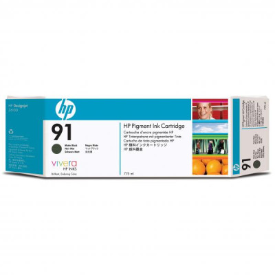 Originálny atrament HP C9464A (91), matne čierny, 775 ml