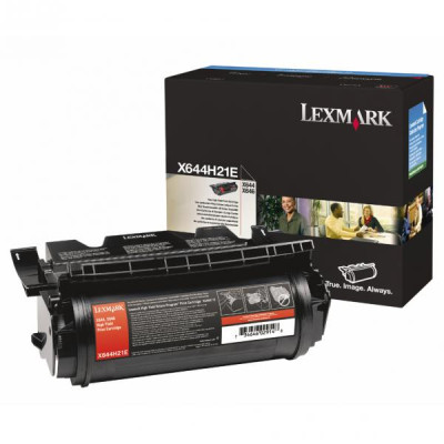 Originálny toner Lexmark X644H21E, čierny, 21000 strán
