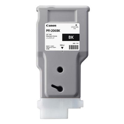 Originálny atrament Canon PFI-206Bk (5303B001), čierny, 300 ml