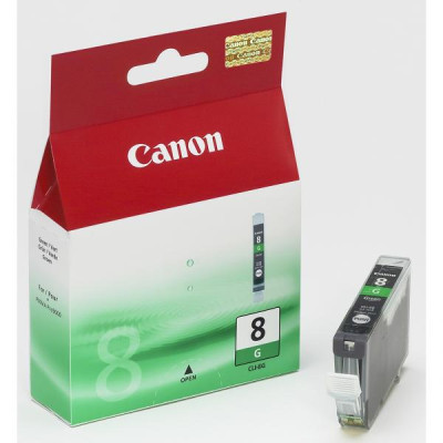 Originálny atrament Canon CLI-8G (0627B001), zelený, 420 strán (13 ml)