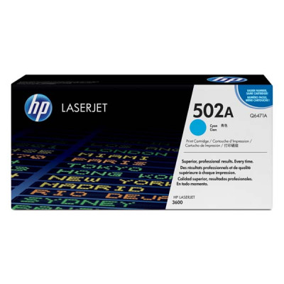 Originálny toner HP Q6471A (502A), azúrový, 4000 strán