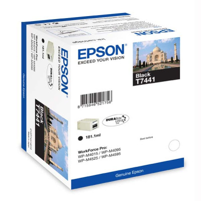 Originálny atrament Epson T7441 (C13T74414010), čierny, 10000 strán (181 ml)